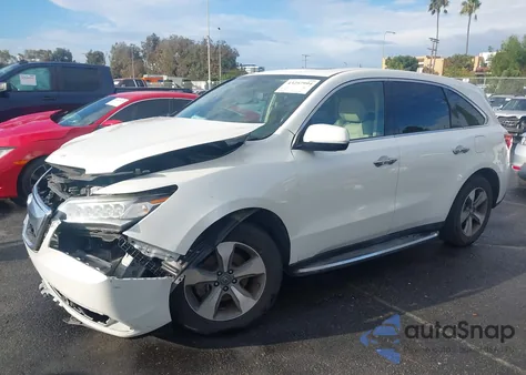 2014 Acura Mdx from USA, damaged, VIN 5FRYD3H29EB014372